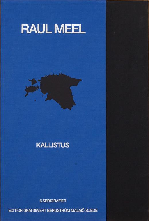 RAUL MEEL, 6 färgserigrafier med konstnärens handavtryck direkt på pappret, signerade -89 och numrerade 54/60.