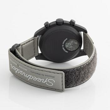 Swatch/Omega, MoonSwatch, Mission to Mercury, kronograf, armbandsur, 42 mm.