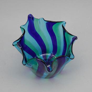 NÄSDUKSSKÅL, glas, Vetreria Aureliano Toso, Murano, Italien trol 1940-50-tal.