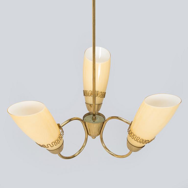 Mauri Almari, A mid-20th century ceiling light model K1-44 for Idman Finland.