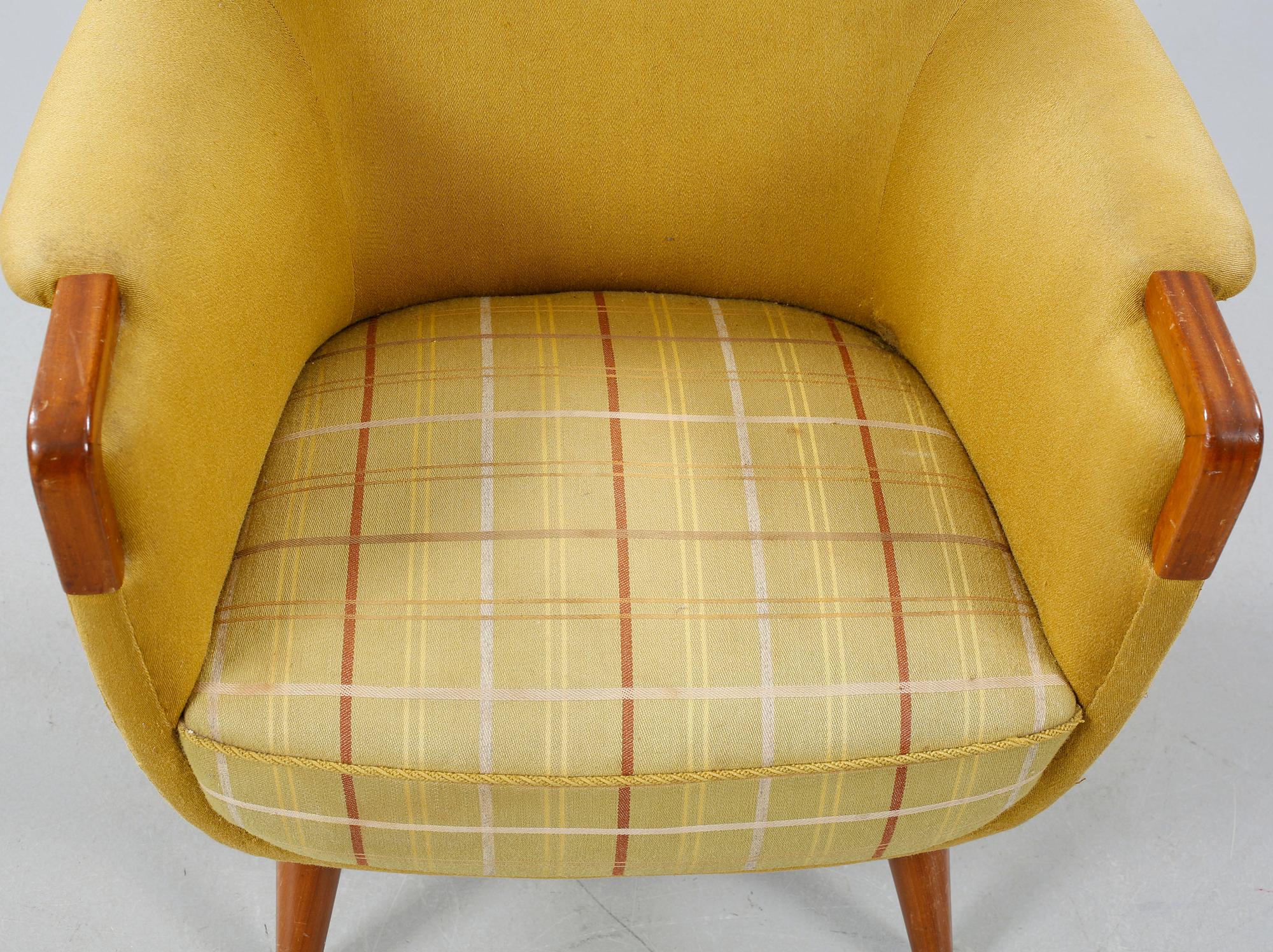 A Savoy armchair, designed by Torbjørn Afdal & Rolf Hesland for Bruksbo, early 1950s.