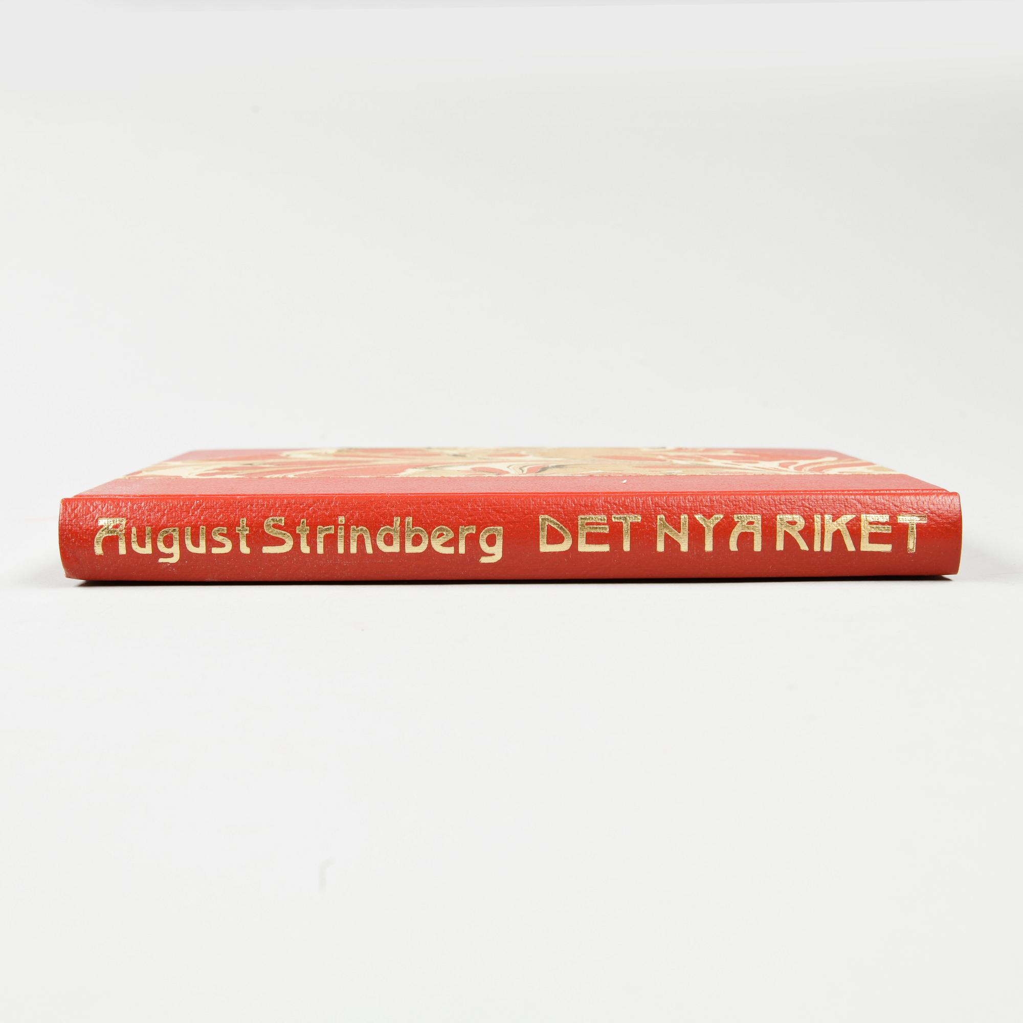 BOK, "Det nya riket" av August Strindberg, Stockholm 1882.