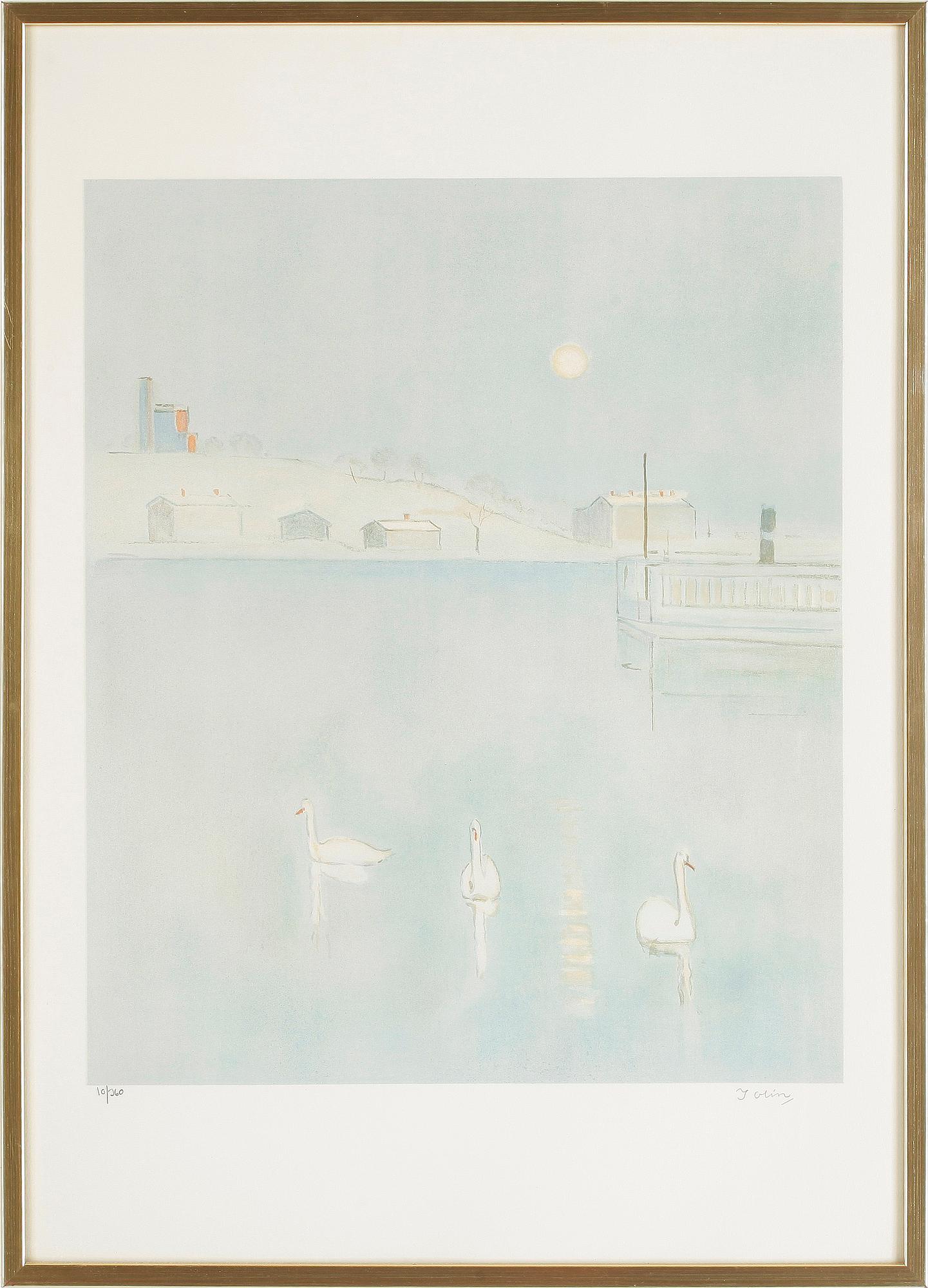 EINAR JOLIN, färglitografi, signerad och numrerad 10/360.