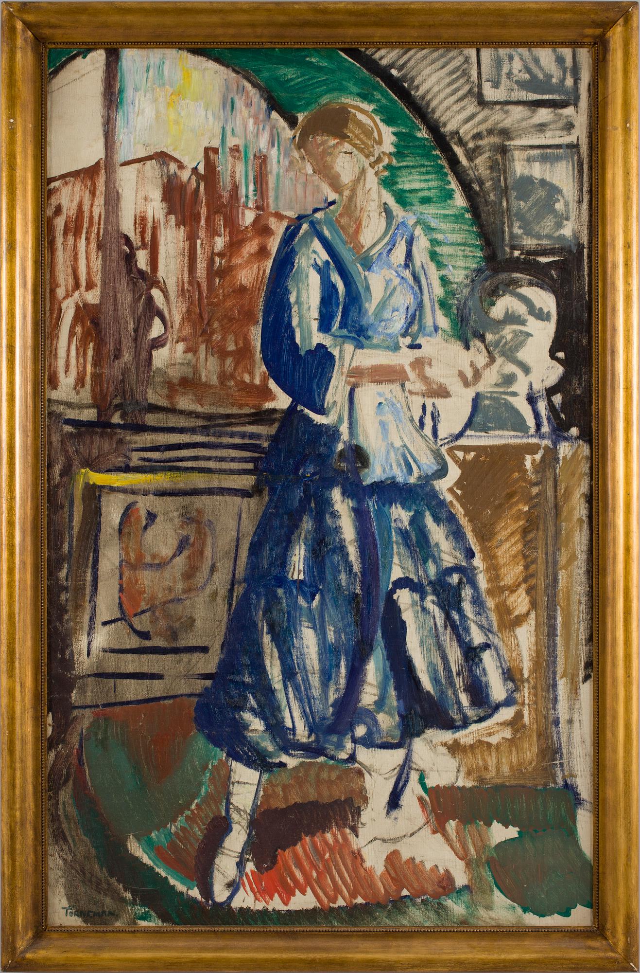 AXEL TÖRNEMAN, olja på duk, sign.