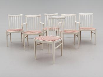 MATGRUPP, 7 delar, "Herrgården", Carl Malmsten, Bodafors, 1900-talets andra hälft.