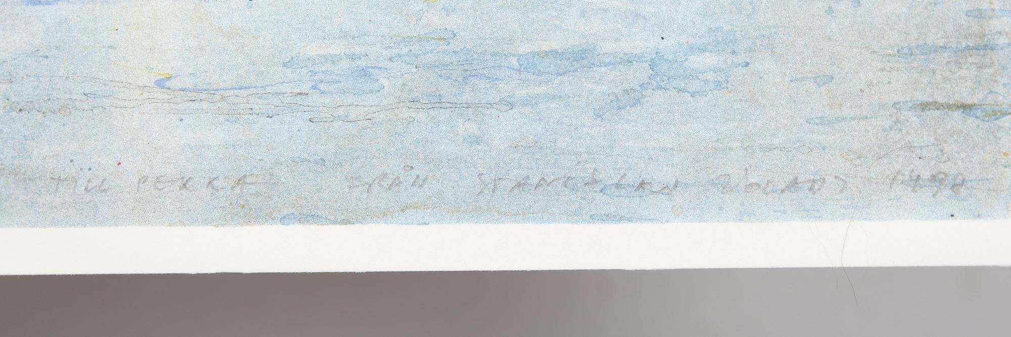 STANISLAW ZOLADZ, färglitografi, signerad och daterad 1998.