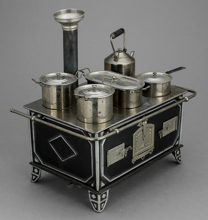 LEKSAKSSPIS, plåt, märkt DRGM, cirka 1910-tal.