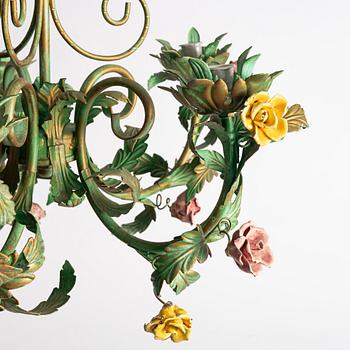A chandelier, probably Italy, second half of the 20th century.