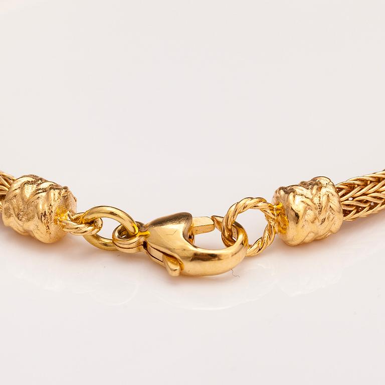 An 18K gold bracelet "Moose head", Kalevala koru 1999.