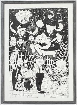 Renate Bauer · RENATE BAUER, litografi, signerad o numrerad 7/275. Daterad 95.