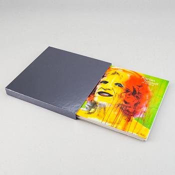 Kjartan Slettemark, screentryck med gouache, signerad Kjartan.