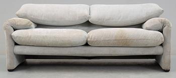 SOFFA, "Maralunga", Vico Magistretti för Cassina, Formgiven 1973.