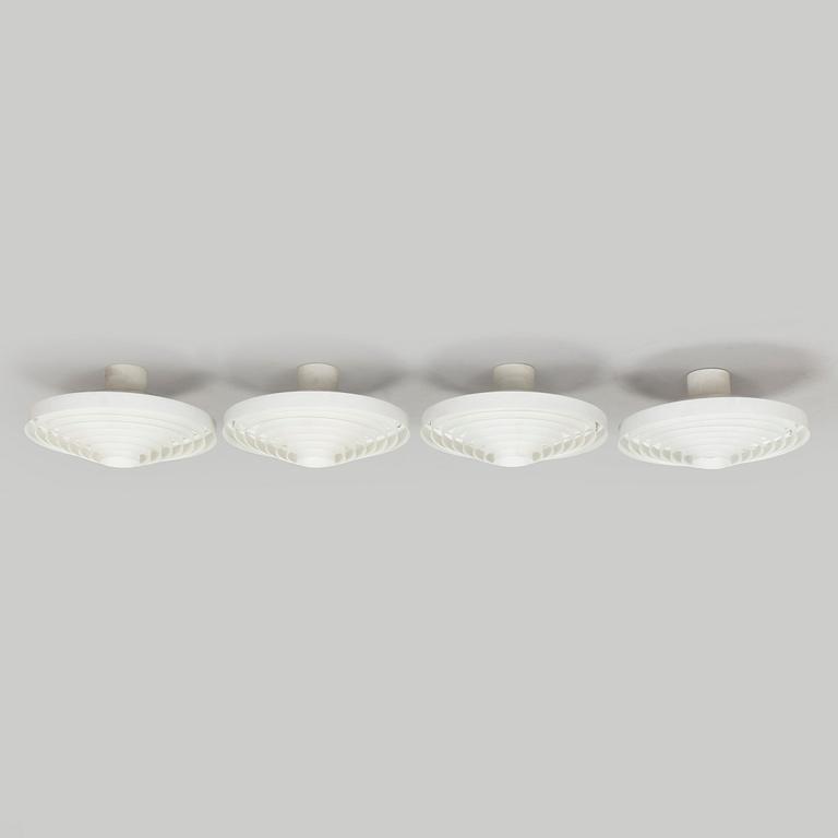 Lisa Johansson-Pape, four 1960's '71-149' ceiling lights for Orno Stockmann.