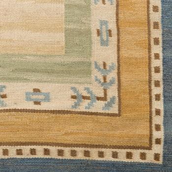 POLLY BJÖRKMAN, MATTA, rölakan, ca 564 x 344,5 cm, signerad TPB (Textilatelier Polly Björkman).