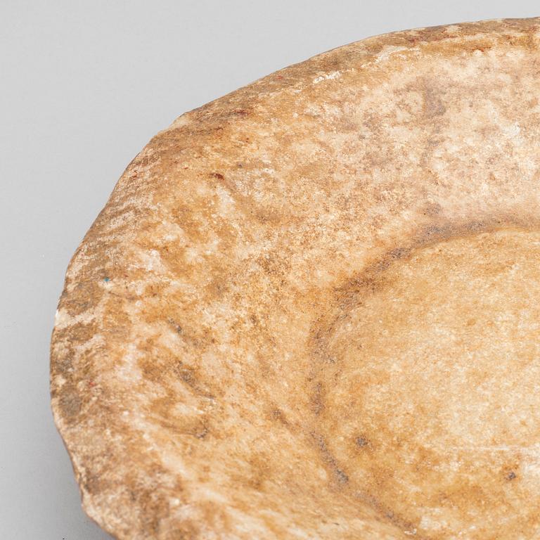 A MARBLE BOWL.