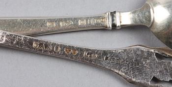 KAFFESKEDAR, 12 + 12 st. Silver. Bla MGAB 1958.