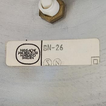 Hans-Agne Jakobsson, bordslampor, ett par, modell BN-26 Markaryd 1900-talets slut.