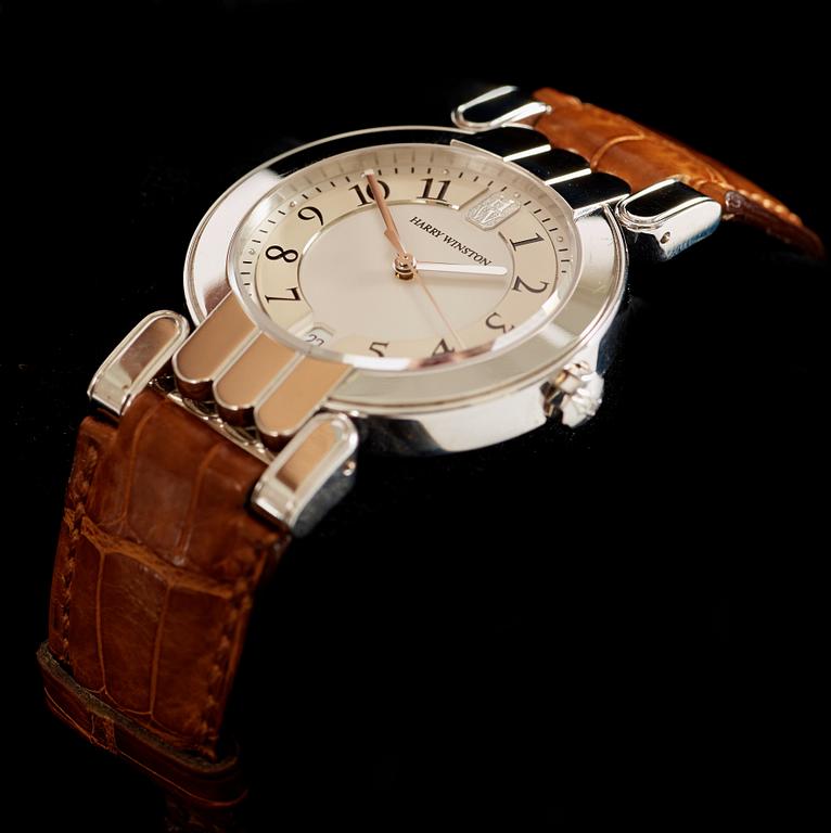 Harry Winston. Vitguld. Automatisk. Ø 35mm.