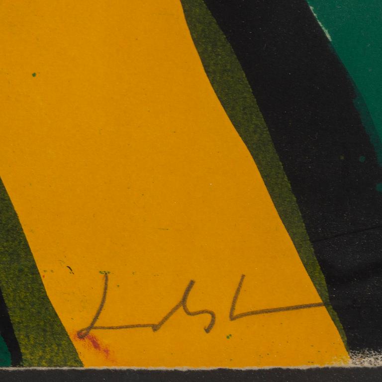 BENGT LINDSTRÖM, färglitografi, signerad och numrerad 2(?)/100.