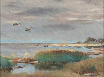 Lindorm Liljefors, oil on panel, signed.