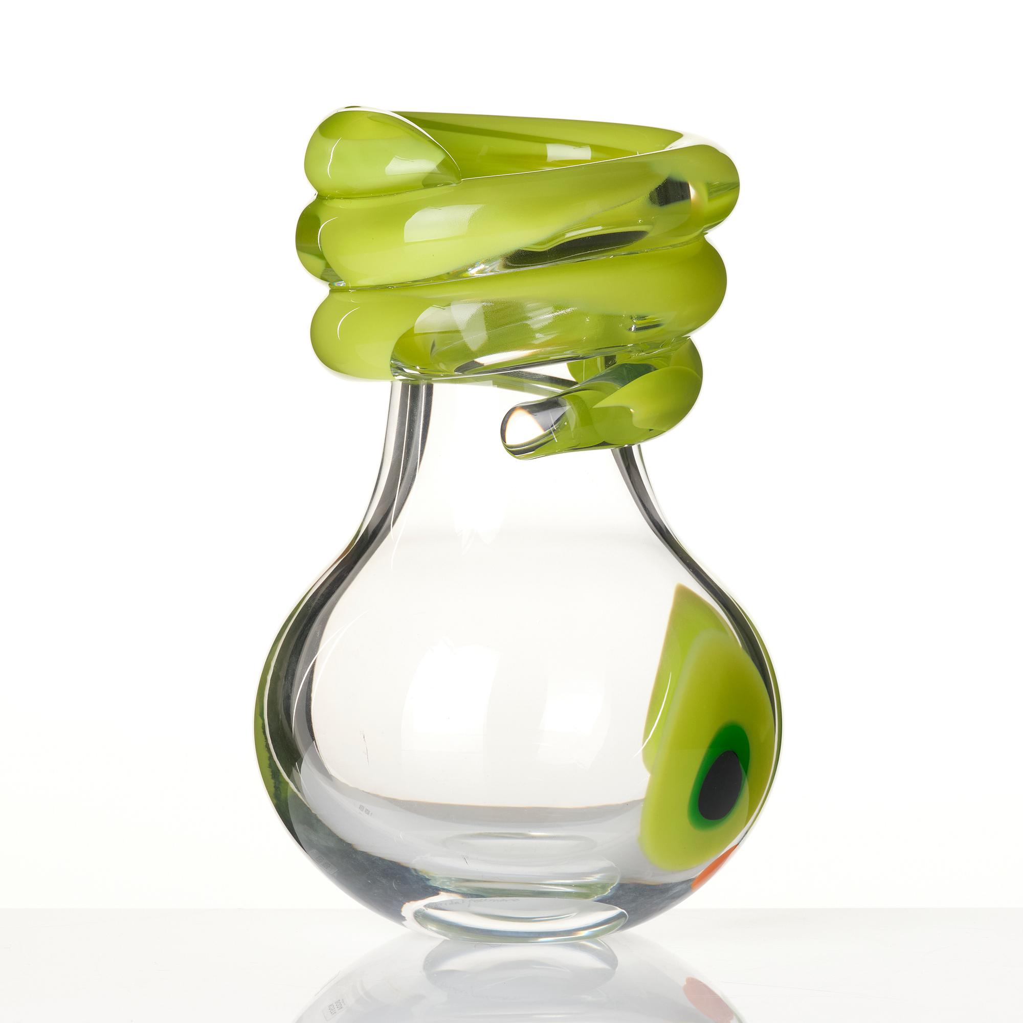 Frida Fjellman, Sculpture, "What's Up? Nothing Much", Kosta Boda, lim. ed 100.