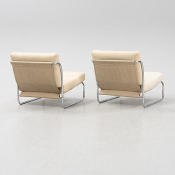 Gillis Lundgren, a pair of 'Casino' lounge chairs, IKEA, 1970's.