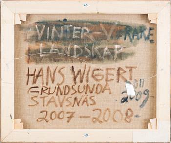 HANS WIGERT, olja på duk, a tergo signerad Hans Wigert och daterad Grundsunda/Stavnäs 2007-2008, 2009, 2011.