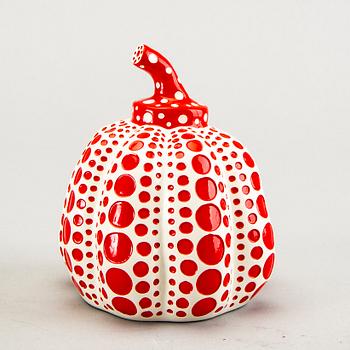 Yayoi Kusama, efter, objekt/multipel, "Pumpkin", utgiven av Benesse Holdings Inc., Naoshima, Japan, 2013.