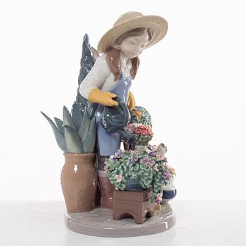 Lladró, figurine, "In my garden", Spain.