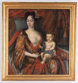 Okänd konstnär, 1700-talets början, olja på duk.