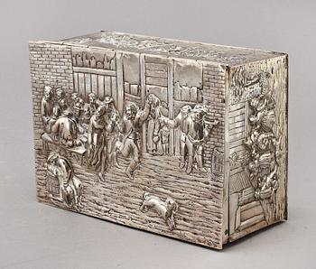 SKRIN, låghaltigt silver, Tyskland, 1900-tal. Vikt 660 gram.