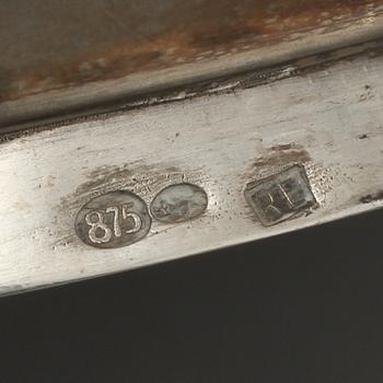 KAFFESERVIS, 3 delar, silver, Estland, 1900-tal. Vikt 1 130 g.