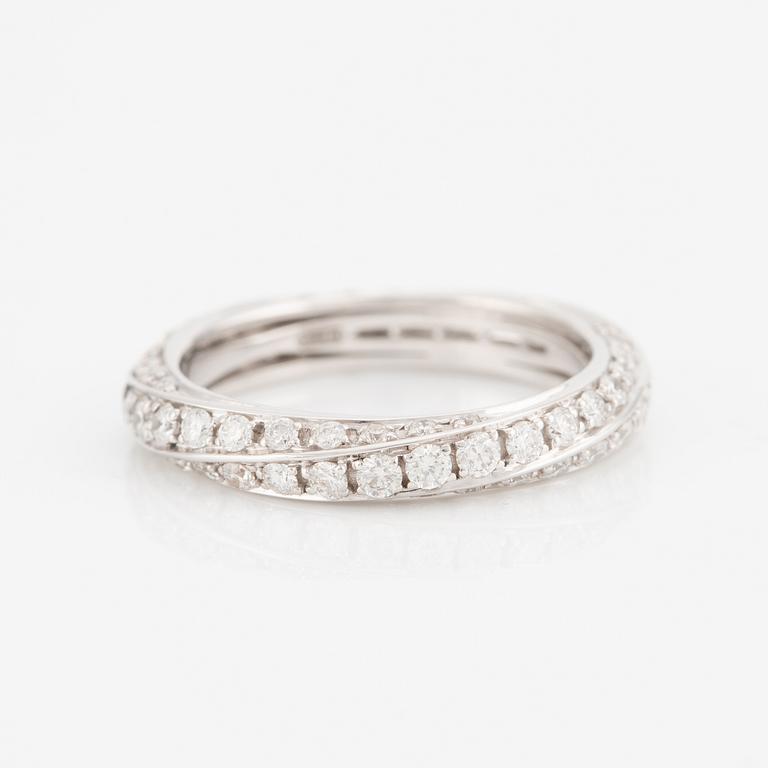 Ring, Crieri, 18K white gold with brilliant-cut diamonds.