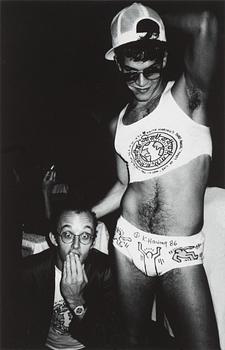 Ricky Powell, "Keith Haring The Palladium NYC 1986".