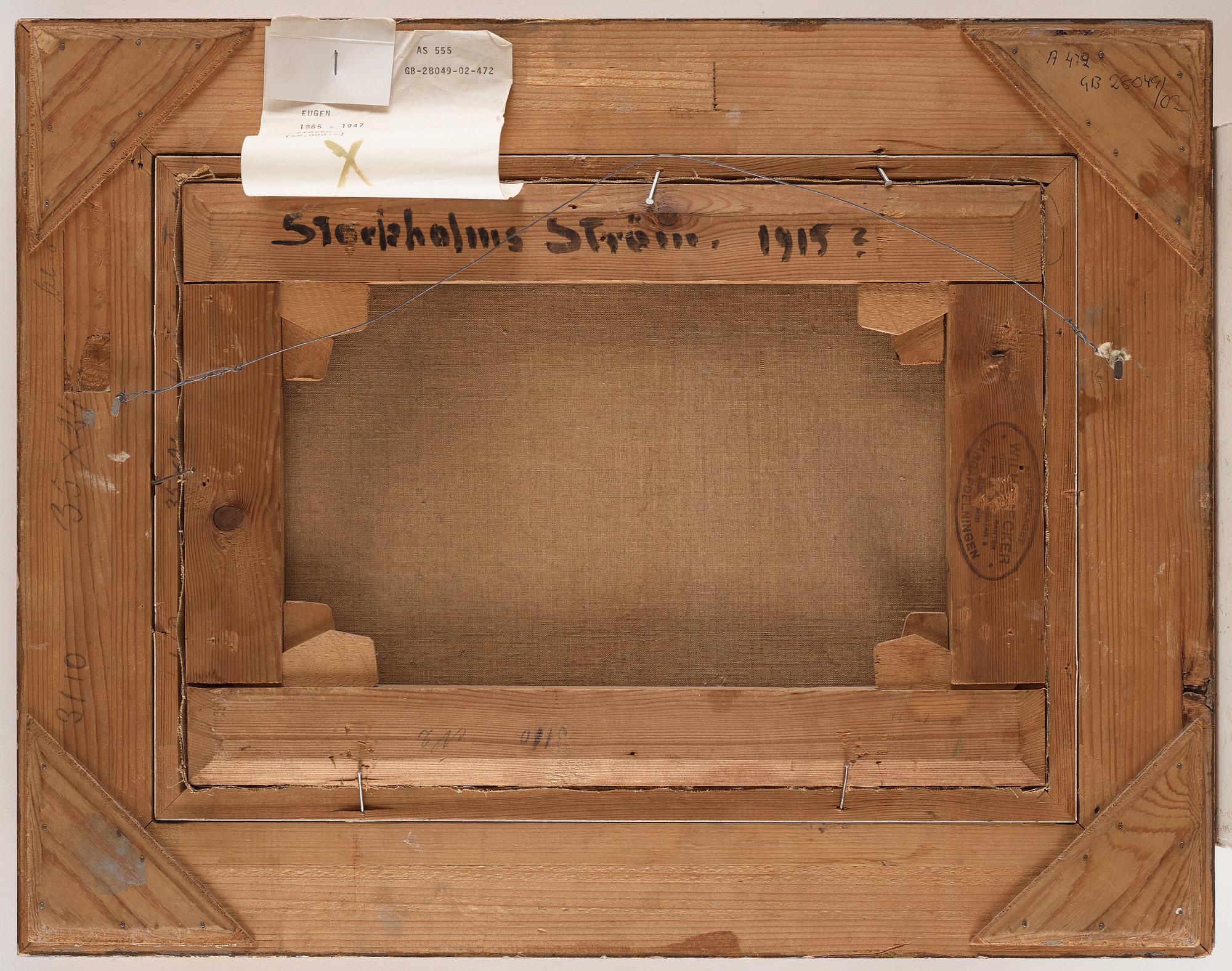 Prins Eugen, "Stockholms ström".