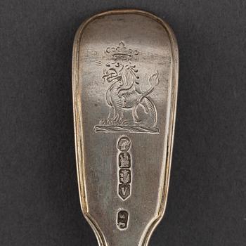 Bestick, 53 st, silver, England och Irland, 1700-1800-tal.