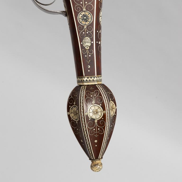 Hjullåspistol, 1600-talets början, Sachsen.