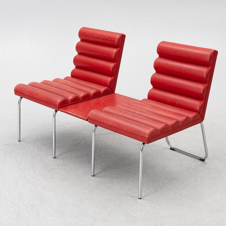 Gunilla Allard, stolar/soffa med bordsdel, "Chicago", Lammhults.