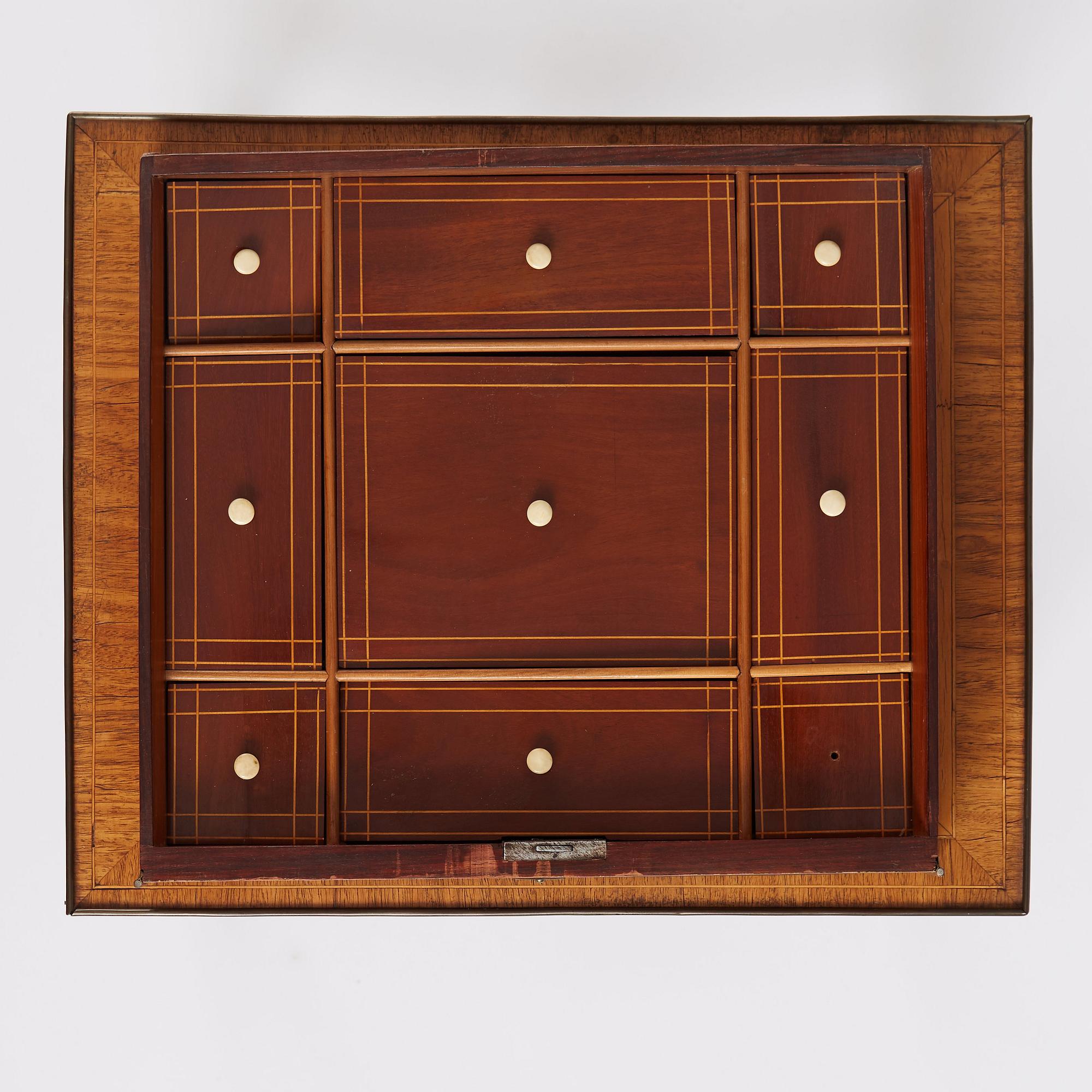 Bord, tillskrivet Jonas Westring (1772-1828) Gränna, ca år 1800, Sengustavianskt.