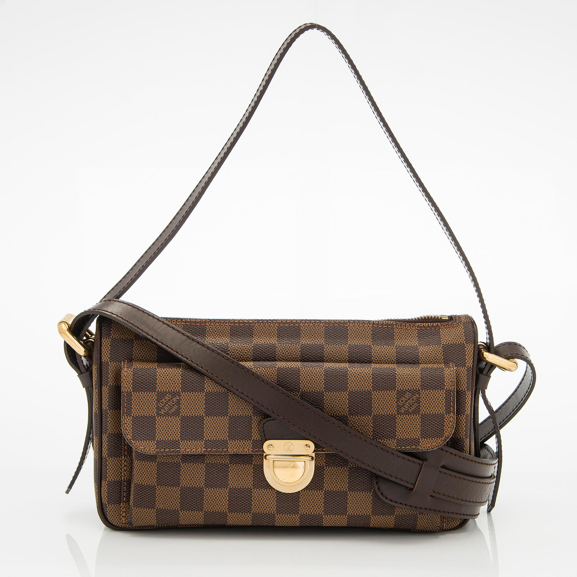 Louis Vuitton, a Damier Ebene 'Ravello GM' bag.