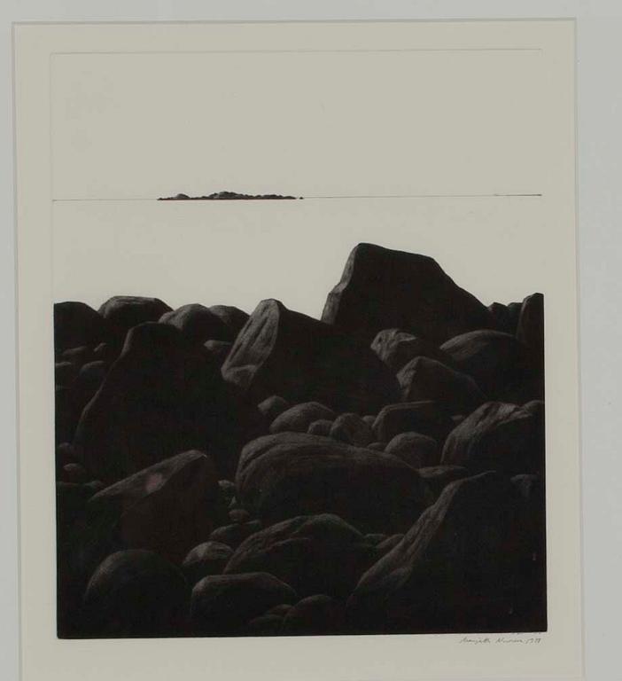 MARJATTA NUOREVA, etsning, sign. och dat. 1971.