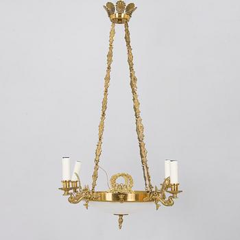 Ceiling lamp, Empire style, mid-20th century.