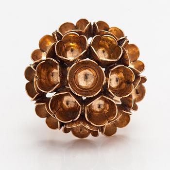 Liisa Vitali, "Kevät", a 14K gold ring. Westerback, Helsinki 1973.