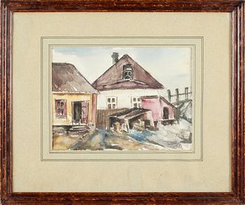 TYKO SALLINEN, akvarell, signerad och daterad -27.