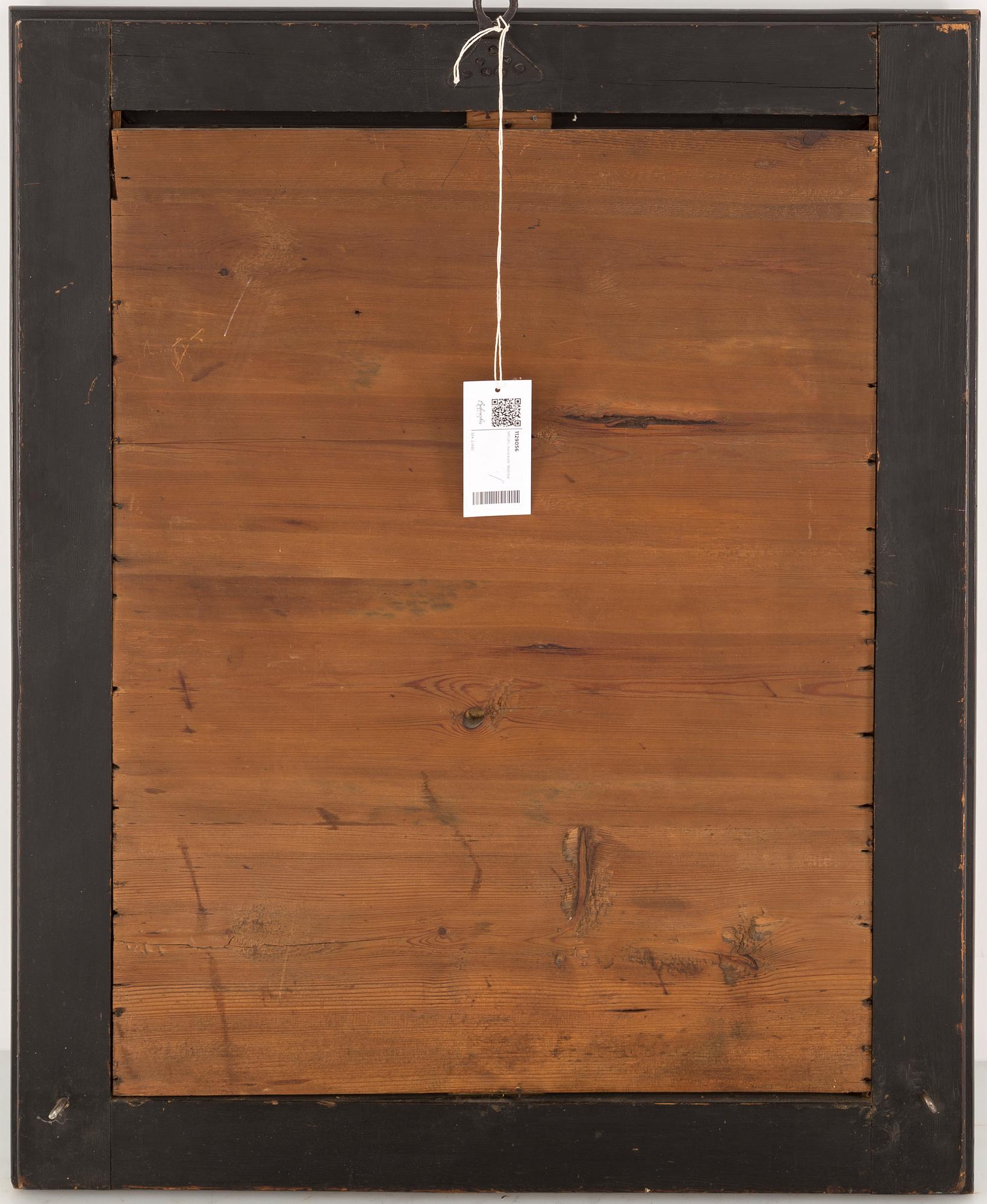 MIRROR, baroque-style, 19th century.