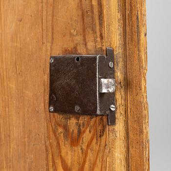 A Swedish Dalecarlian folk art cabinet dated 1808.