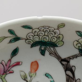 TALLRIKAR, 7 st (4+2+1), porslin, Kina, 1900-tal.