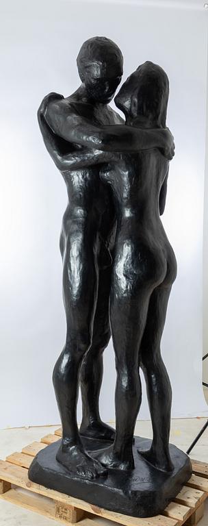 Gudmar Olovson, statue. Signed. Numbered. Foundry mark. Bronze, height 236 cm, length 85 cm.