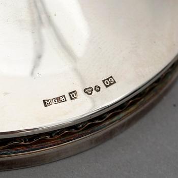 PARTI SILVER, 3 delar, glas och silver, bl a MGAB, 1964.