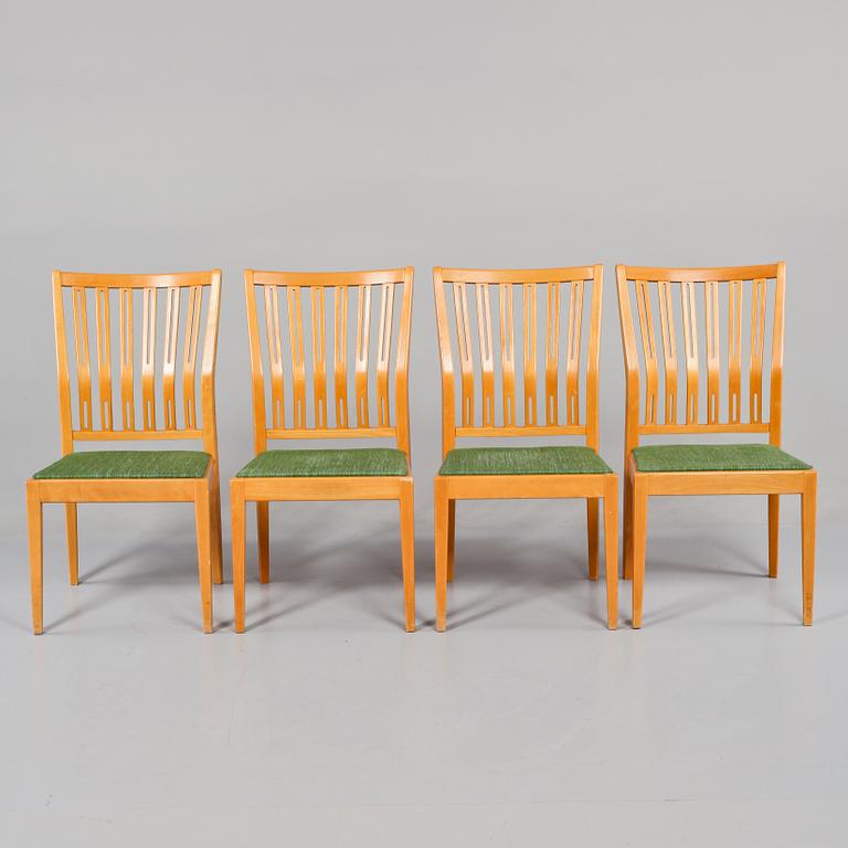 STOLAR, 4 st, Åkerblom, omkring 1900-talets mitt.